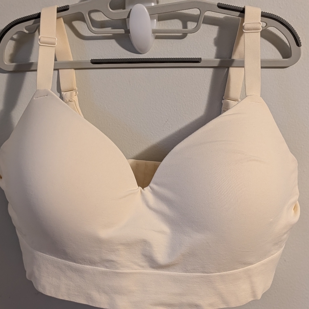 Bra 3XL light Tan Hook & Eye No Underwire